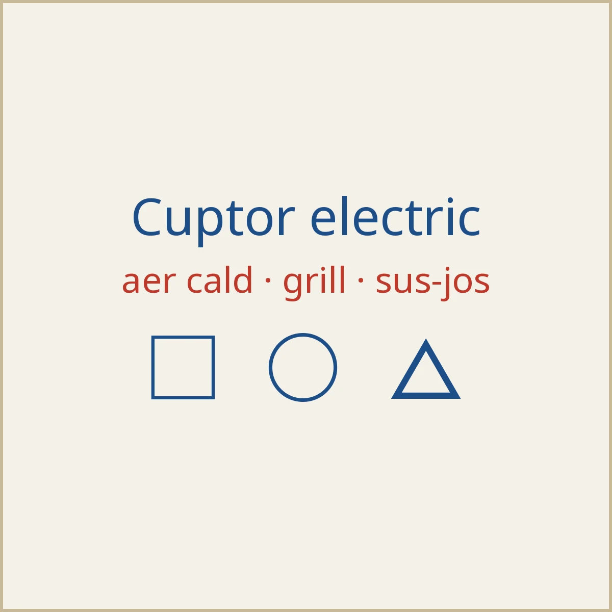 Funcții de cuptor: aer cald, grill, sus-jos, pizza